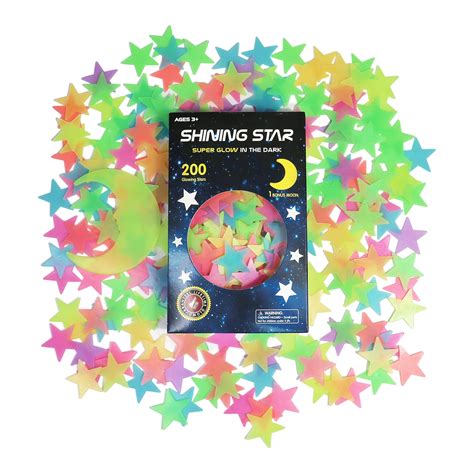 glow dark star stickers